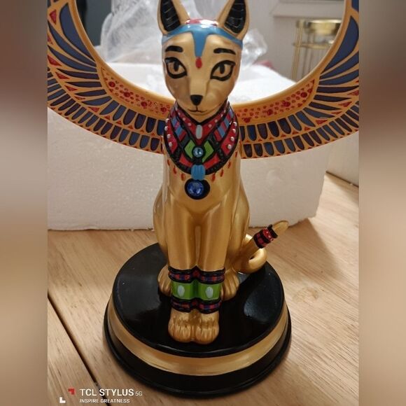 Egyptian Feline Of The Night Hamilton Collection - Picture 4 of 9